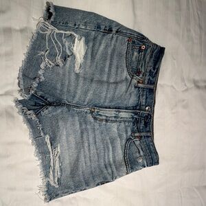 American Eagle Outfitters Light Blue Jean Shorts